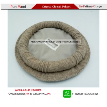 WINTER PAKOOL OF CHITRALI HAT IN PURE WOOL 