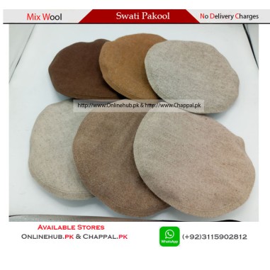 WINTER CHITRALI PAKOOL IN MIX WOOLEN FABRIC