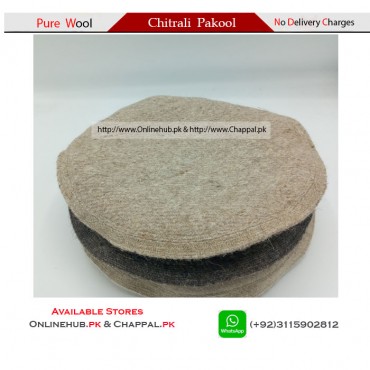 HUNZA PAKOOL PURE WOOL ROUND CAP