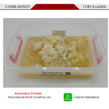 SWAT WHITE HONEY WITH COMB PURE ORGANIC HONEY BEE