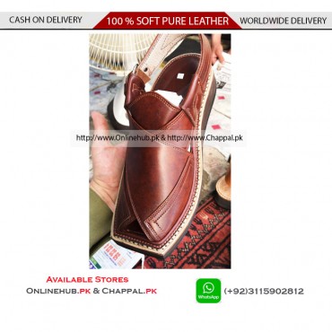 BROWN COLOR ORIGNAL KAPTAAN CHAPPAL