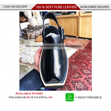 IMRAN KHAN CHAPPAL BLUE COLOR BLACK COLOR KHEDDI DESIGNS