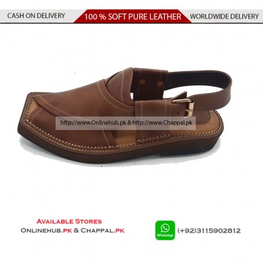 PESHAWARI CHAPPAL KAPTAAN CHAPPAL CAPTAIN KHERI PURE LEATHE