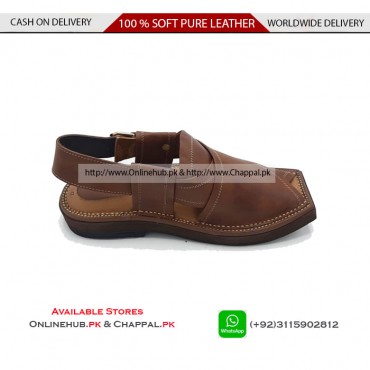 PESHAWARI CHAPPAL KAPTAAN CHAPPAL CAPTAIN KHERI PURE LEATHE