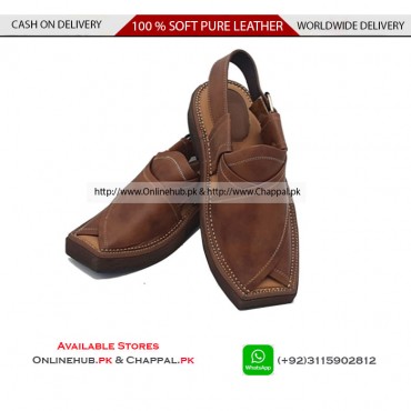 PESHAWARI CHAPPAL KAPTAAN CHAPPAL CAPTAIN KHERI PURE LEATHE