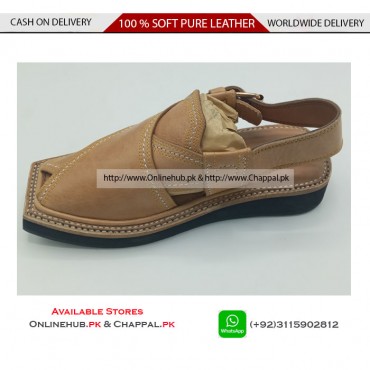 KHAN CHAPPAL ORIGINAL PURE SOFT LEATHER 