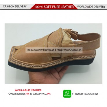 KHAN CHAPPAL ORIGINAL PURE SOFT LEATHER 