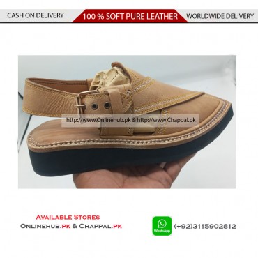 KHAN CHAPPAL ORIGINAL PURE SOFT LEATHER 