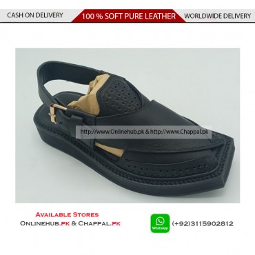 CAPTAIN CHAPPAL KHAN KHERI PURE LEATHER