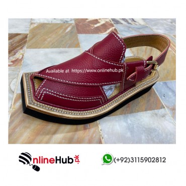 Kaptaan Chappal Mehroon Color |KSC007