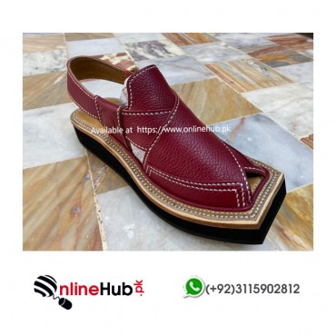 Kaptaan Chappal Mehroon Color |KSC007