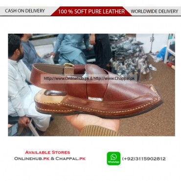 PESHAWARI CHAPPAL IN FAR LEATHER SUEDUE LEAHTER SABAR 