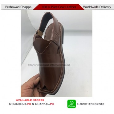 LEATHER CHAPPALS FOR MEN IN INDIGO COLOR ONLINE 