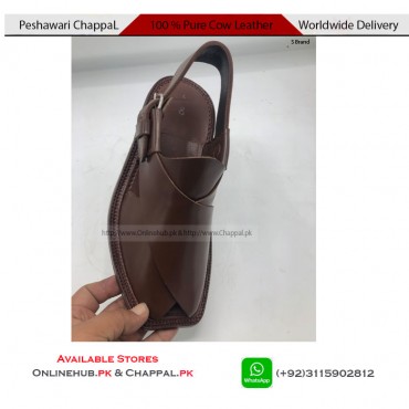 PAKHTOON CHAPPAL PESHAWARI CHAPAAL HANDMADE PURE LEATHER 