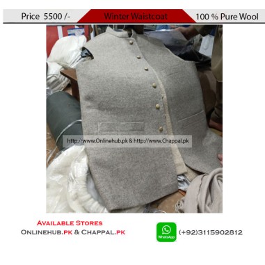 MEN'S WINTER WAISTCOAT GRAY COLOR DESIGNS BEST STITCHING